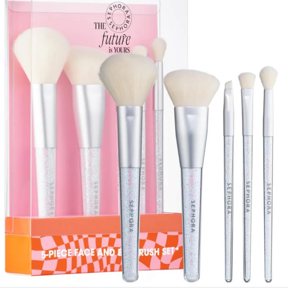Sephora Collection 5-Piece Face And Eye Brush Set